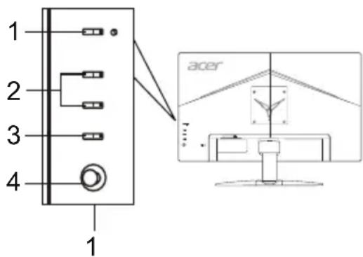 ACER KG272U - Monitori arvutiga ühendamine - 1