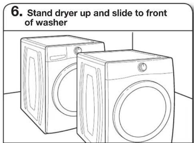MAYTAG W10869845 - Remove existing feet, if present - 3
