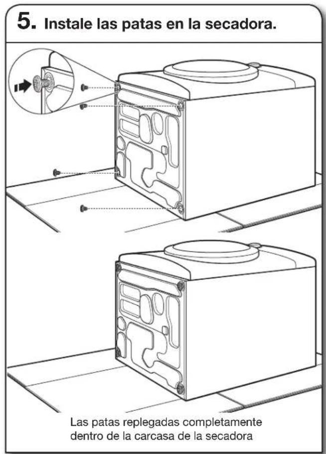 MAYTAG W10869845 - Retire las patas existentes, (si está presentes) - 2