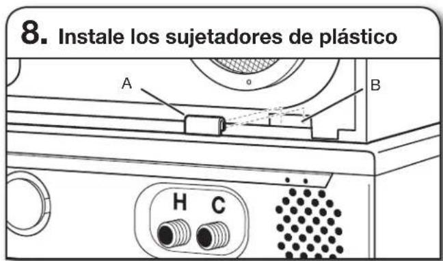 MAYTAG W10869845 - Retire las patas existentes, (si está presentes) - 5
