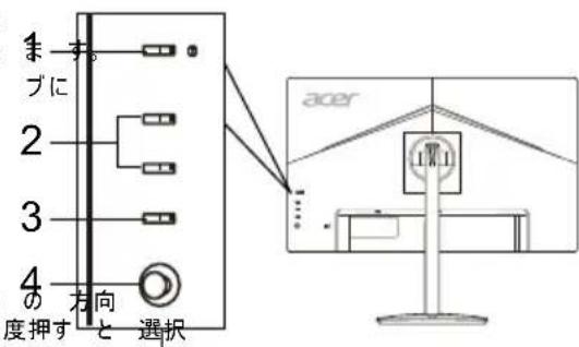 ACER CBA242YA - 外部 コントロール - 1