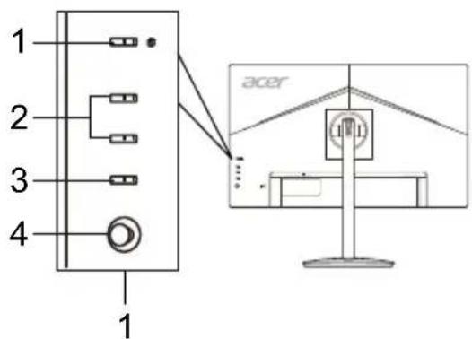ACER CBA242YA - Udvendige knapper - 2