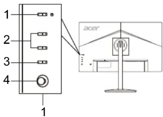 ACER CBA242YA - Monitoriaus prijungimas prie kompiuterio - 2