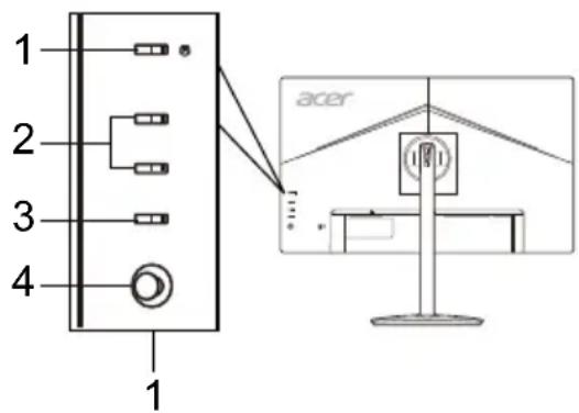ACER CBA242YA - Ansluta skärmen till en dator - 2