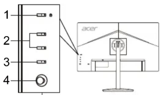ACER CBA242YA - Εξωτερικά στοιχεία ελέγχου - 2
