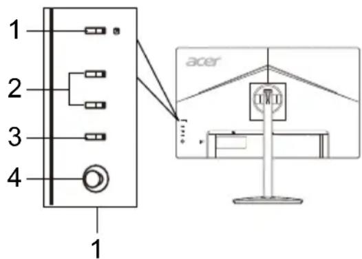 ACER CBA242YA - Anschließen des Monitors an einen Computer - 2