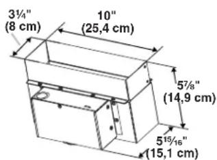 MAYTAG W10446914 - Conduit du commutateur de débit d'air de compensation (installé sur la hotte) - 4