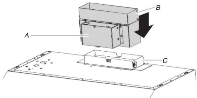MAYTAG W10446914 - 3¼" x 10" (8.3 x 25.4 cm) Rectangular Makeup Air Switch Duct (From kit W10446914) - 2