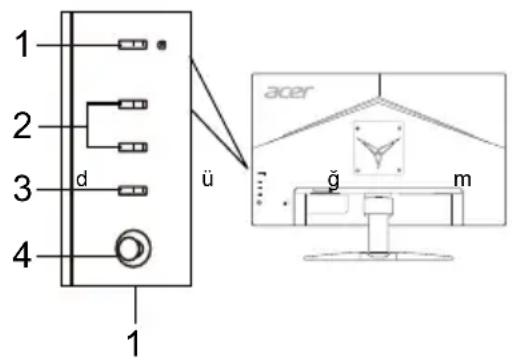 ACER KG252QX - Harici kontroller - 1