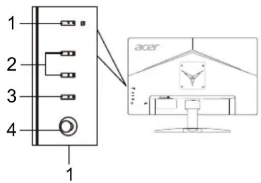 ACER KG252QX - Externi ovladaci prvky - 1