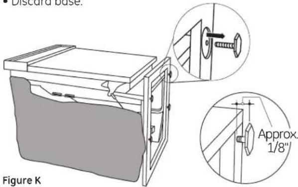 GE GLDA696PSS - IMPORTANT – Do not kick off wood base! Damage will occur. - 1