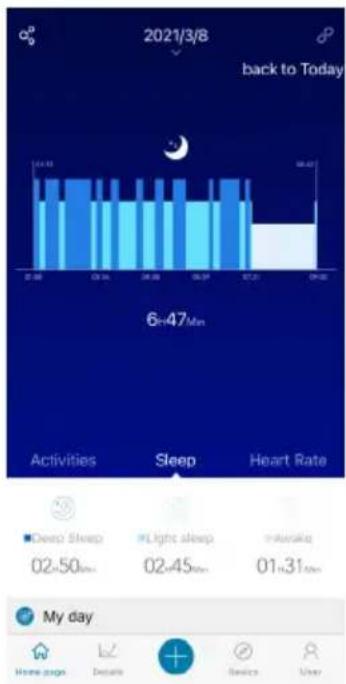 HAMA Fit Watch 4900 - Analyse du sommeil - 2