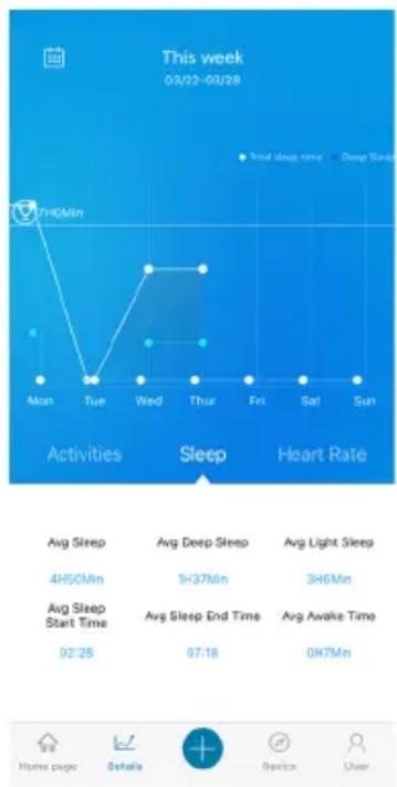 HAMA Fit Watch 4900 - Analyse du sommeil - 1