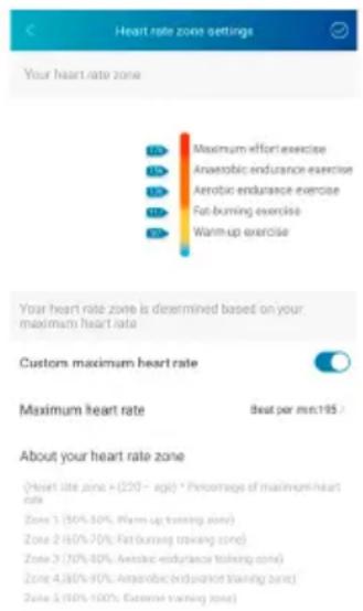 HAMA Fit Watch 4900 - Zones de fréquence cardiaque - 1