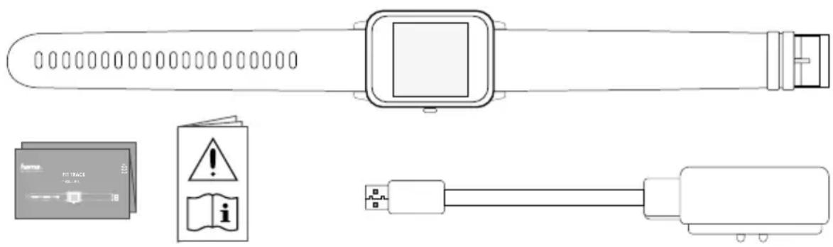 HAMA Fit Watch 4900 - Contenu de l'emballage - 1