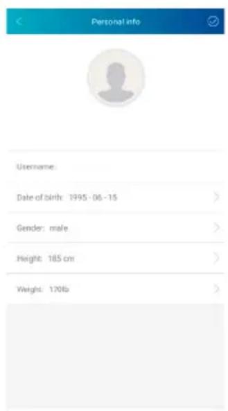HAMA Fit Watch 4900 - Données personnelles - 1