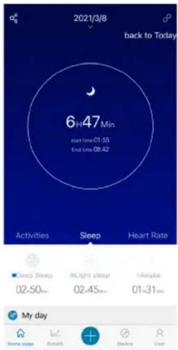 HAMA Fit Watch 5910 - Analyse du sommeil - 1