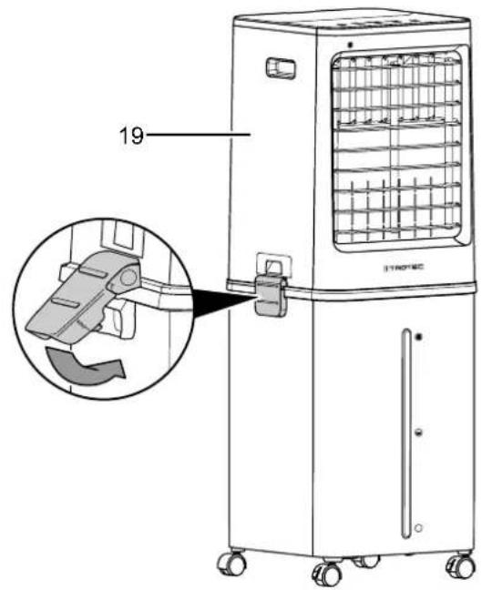 TROTEC PAE 80 - Nettoyage du filtre à eau - 4