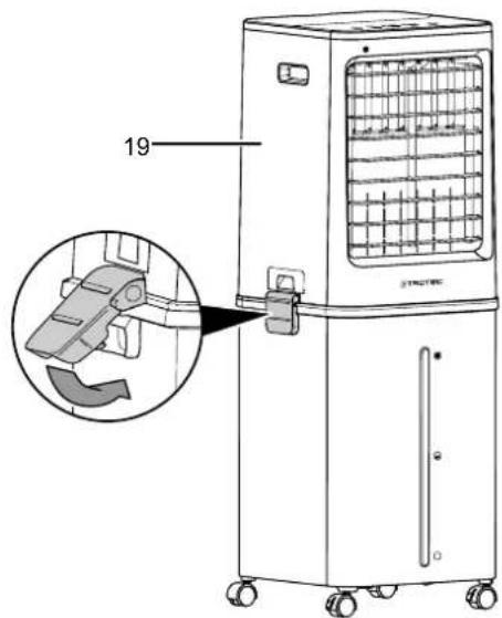 TROTEC PAE 80 - Nettoyer le réservoir d'eau - 4