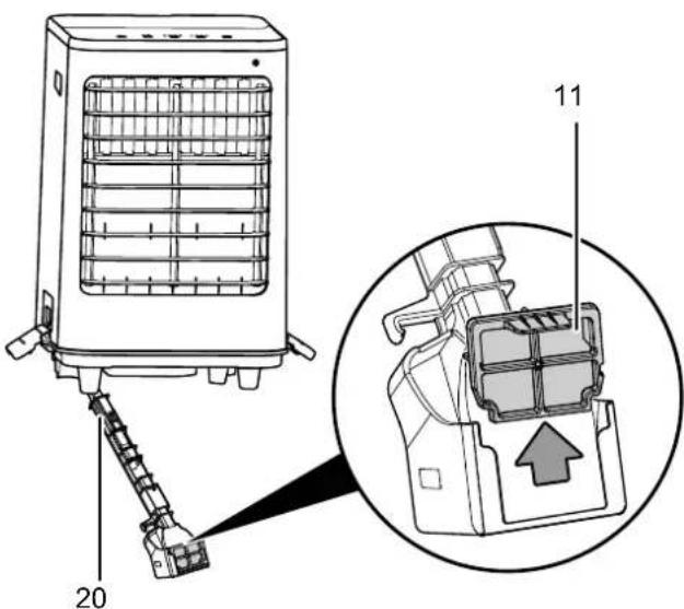 TROTEC PAE 61 - Nettoyage du filtre à eau - 2