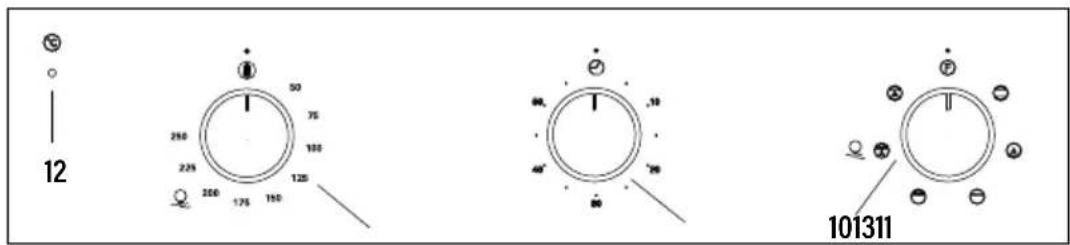 CATA SES 7104 X - Panel de Control con 3 Mandos - 1