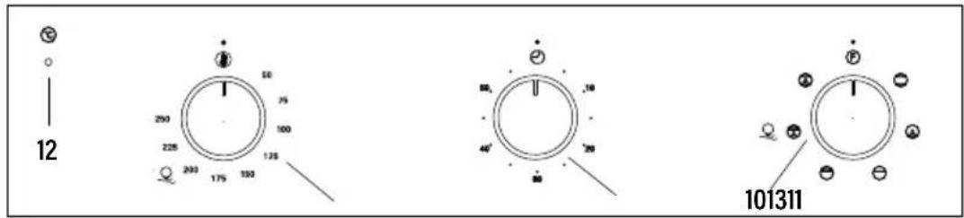 CATA SES 7104 X - Control panel with 3 knobs - 1