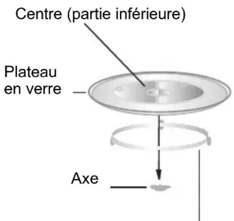 CATA MC 25 GTC WH - Installation du plateau tournant - 1
