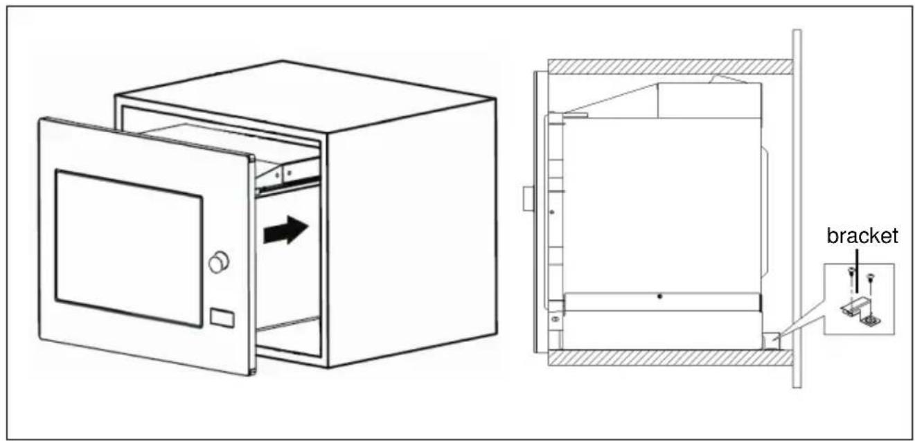 CATA MC 25 GTC WH - C.Install the oven - 1