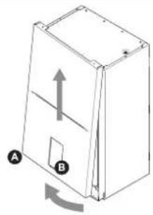 FERROLI Omnia S 3.2 - Comment accéder au boîtier électrique - 1