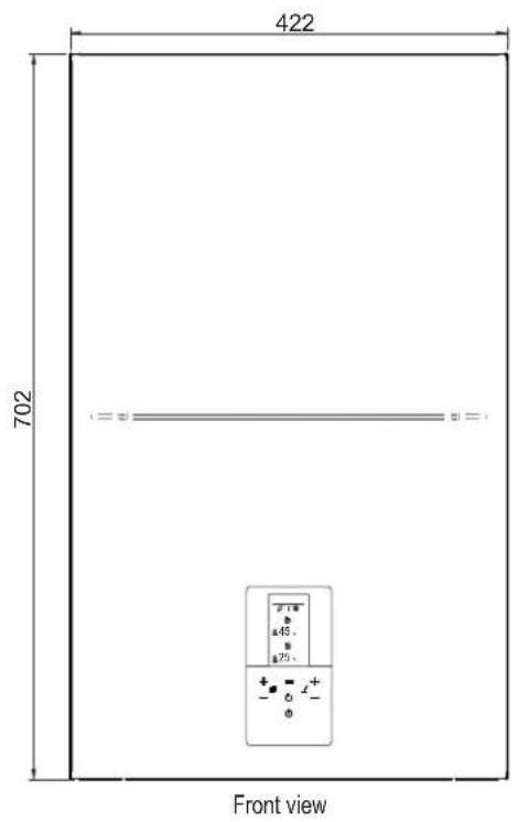 FERROLI Omnia S 3.2 - DIMENSIONAL AND PHYSICAL DATA - 1