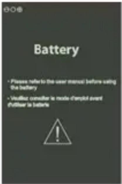 LOGICOM Le Swipe - Installation de la batterie : - 1