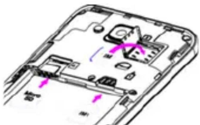 LOGICOM Le Swipe - Insertion d'une carte SIM. - 1