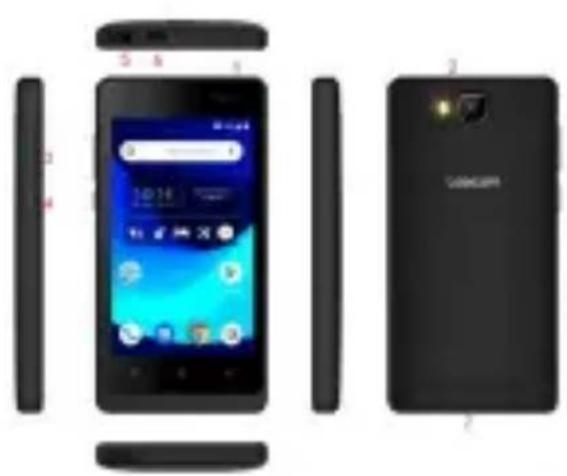 LOGICOM Le Wave - Descriptif du Smartphone. - 1