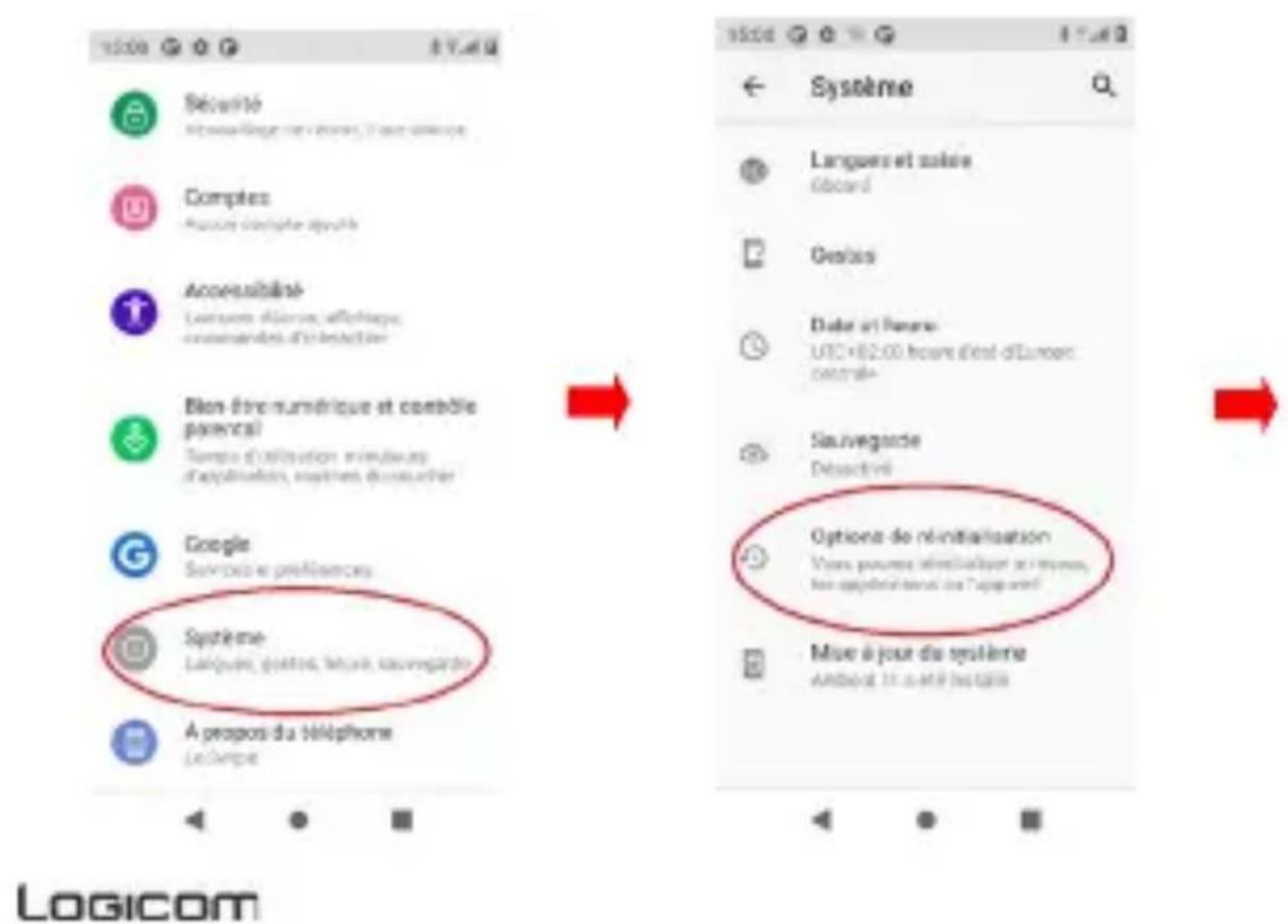 LOGICOM Le Omega - Réinitialisation - 1