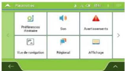 LOGICOM MAPPY Ulti X585 Camp - Réglages itinétaire - 2