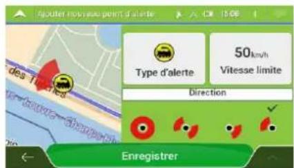 LOGICOM MAPPY Ulti X585 Camp - Ajouter point d'alerte - 1