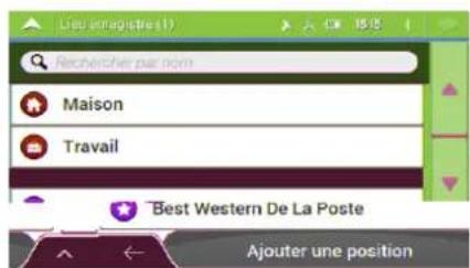 LOGICOM MAPPY Ulti X585 Camp - Sélection d'un itinétaire enregistré - 4