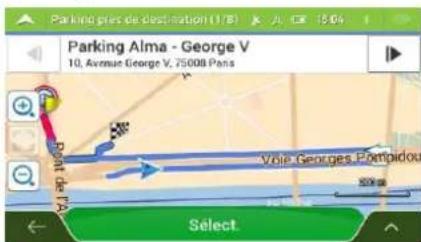 LOGICOM MAPPY Iti E438T - Parking près de destination - 1