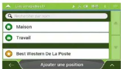 LOGICOM MAPPY Iti E438T - Sélection d'un itinéraire enregistré - 3