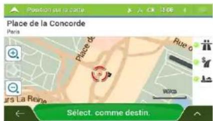 LOGICOM MAPPY Iti E438T - Sélectionner un emplacement sur la carte. - 1