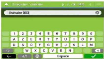LOGICOM MAPPY Iti E438T - Enregistrement de l'itinéraire planifié - 4