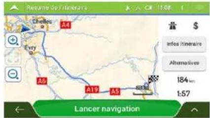 LOGICOM MAPPY Iti E438T - Calculer l'itinéraire - 1