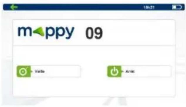 LOGICOM MAPPY Ulti S556 - Eteindre votre appareil - 1