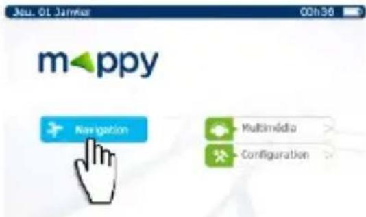 LOGICOM MAPPY Ulti X565 Truck - Comment établir mon premier itinéraire ? - 1