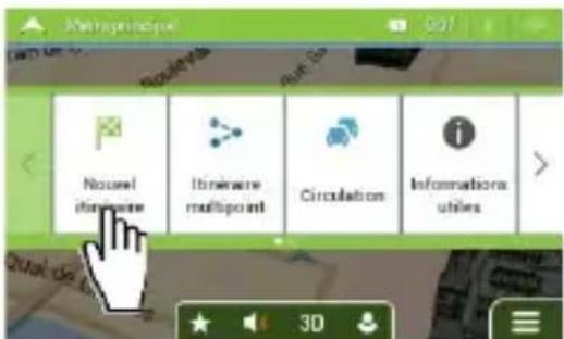 LOGICOM MAPPY Ulti X565 Truck - Comment établir mon premier itinéraire ? - 2