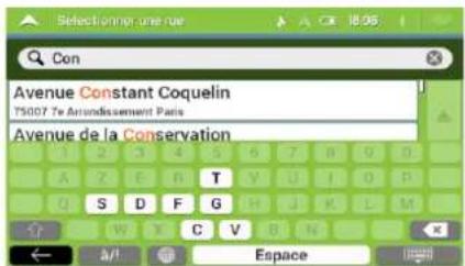 LOGICOM MAPPY Maxi X755 Truck - Sélectionner le point central d'une rue - 4