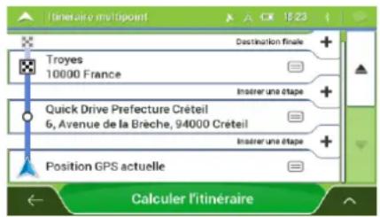LOGICOM MAPPY Maxi X755 Truck - Modifier la liste des destinations - 3