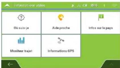 LOGICOM MAPPY Maxi X755 Truck - Menu Informations utiles - 1