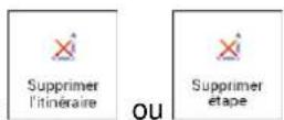 LOGICOM MAPPY Maxi X755 Truck - Supprimer l'itinéraire planifié - 1