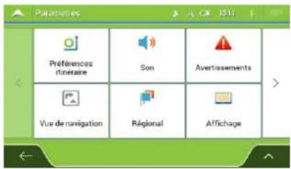 LOGICOM MAPPY Maxi X795 Camp - Réglages itinéraire - 3